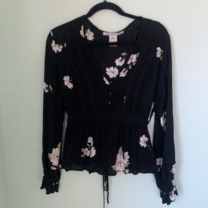 American Rag tie back medium Blouse